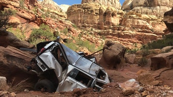 Capitol Reef National Park hikers in Utah describe flash flooding, escape: 'The road's gone'