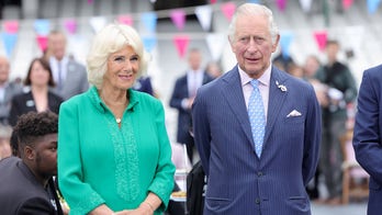 Prince Charles and Camilla, Duchess of Cornwall toast to Queen Elizabeth at Big Jubilee Lunch