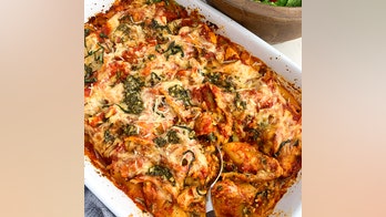 Cheesy chicken lasagna stuffed shells are gooey perfection: Try the recipe