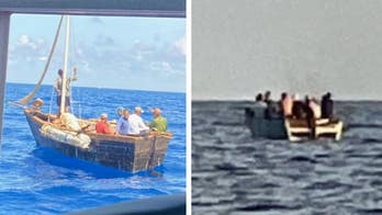 Florida USCG cutter sends dozens of Cubans attempting to get to the US back