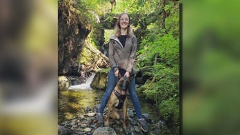 California woman says dog who defended her from mountain lion attack has died