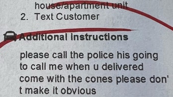NYC woman being held hostage writes 'please call the police' on Grubhub order, gets rescued