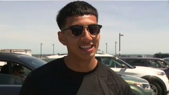 New York teen saves woman from drowning after she accidentally drives into bay