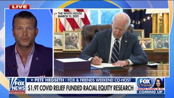 Pete Hegseth rips American Rescue Plan funding left's education agenda: 'Indicting America with COVID money'