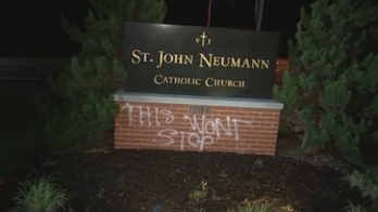 Virginia Catholic Church targeted with fire, graffiti after SCOTUS overturns Roe