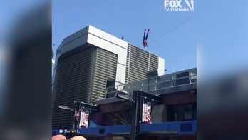 Spider-Man stunt gone wrong at Disney California Adventure Park caught on video