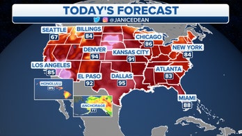Rain expected in Gulf as Plains temperatures crank up