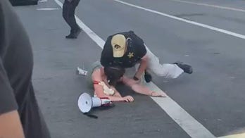Biden protester rushes motorcade, gets tackled by Secret Service agent in LA