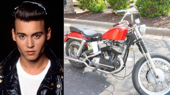Johnny Depp's 'Cry-Baby' motorcycle cruising to auction for $250,000