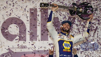 Chase Elliott wins rain-delayed NASCAR Nashville race