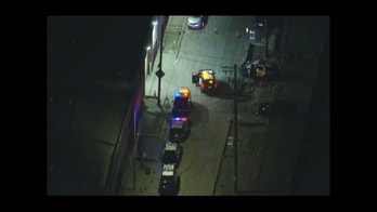 LAPD form skirmish line after officers pummeled with fireworks, bottles during 'street takeover'
