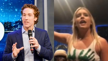 Pro-choice activists strip during Joel Osteen church service: 'Overturn Roe, hell no'