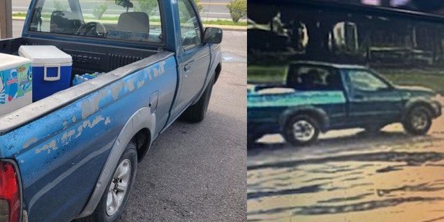 The truck belonging to Edy Juarez Granados, 46, who was charged with fleeing the scene of a deadly car accident, the Polk County Sheriff's Office in Florida says.
