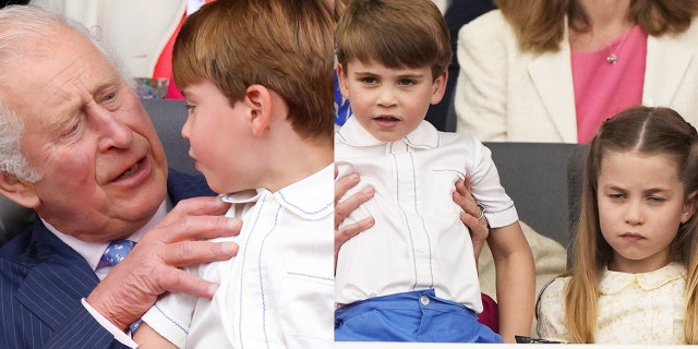 Prince Charles and Prince Louis exchanged a heartfelt moment. But Princess Charlotte wasn't amused by her little brother's antics.