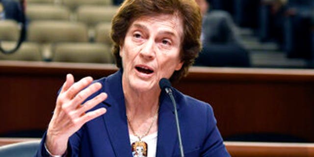 FILE - Elizabeth Holtzman is running for a NY house seat. (AP Photo/Hans Pennink, File)