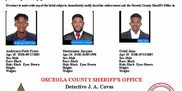 The Osceola County Sheriff’s Office is actively investigating a missing person’s case involving members of the Haitian delegation participating in the 2022 Special Olympics USA Games. (Osceola County Sheriff's Office)