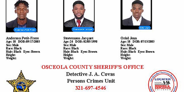 The Osceola County Sheriff’s Office is actively investigating a missing person’s case involving members of the Haitian delegation participating in the 2022 Special Olympics USA Games. (Osceola County Sheriff's Office)
