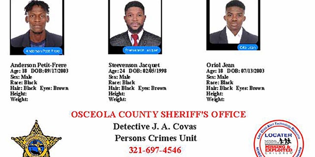 The Osceola County Sheriff’s Office is actively investigating a missing person’s case involving members of the Haitian delegation participating in the 2022 Special Olympics USA Games. (Osceola County Sheriff's Office)