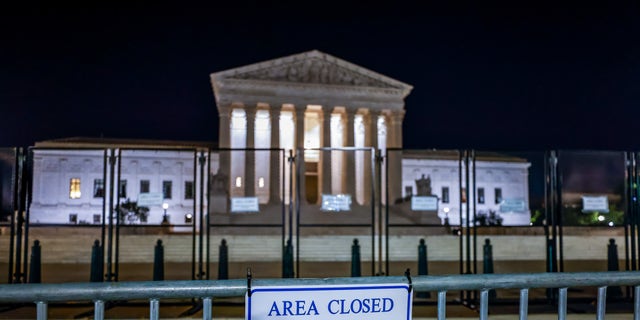 The Supreme Court early Tuesday morning ahead of possible announcement on Dobbs v. Jackson this week.