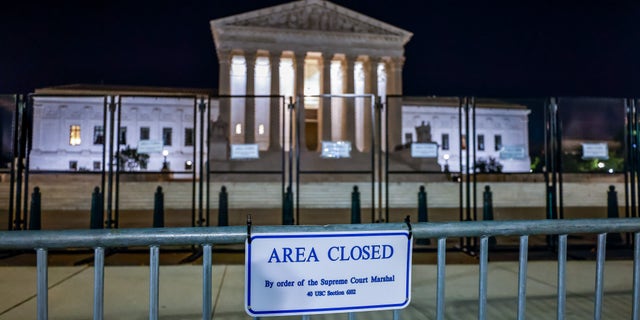 The Supreme Court early Tuesday morning ahead of possible announcement on Dobbs v. Jackson this week.