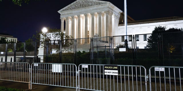 WASHINGTON D.C. - JUNE 21: The Supreme Court early Tuesday morning ahead of possible announcement on Dobbs v. Jackson this week