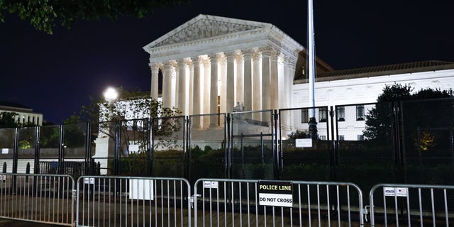 WASHINGTON D.C. - JUNE 21: The Supreme Court early Tuesday morning ahead of possible announcement on Dobbs v. Jackson this week