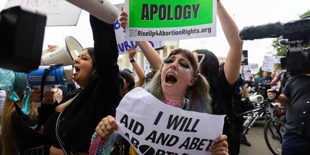 All the ways Americans are trying to avoid pregnancy in the wake of Dobbs v. Jackson decision 2 Crowds outside the court reacting to the Dobbs ruling.