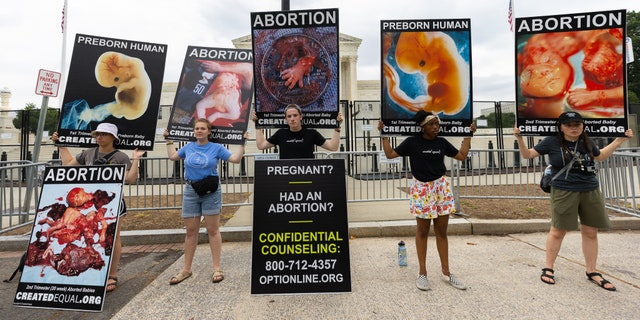 June 27th: Pro-life protesters gather outside Supreme Court.