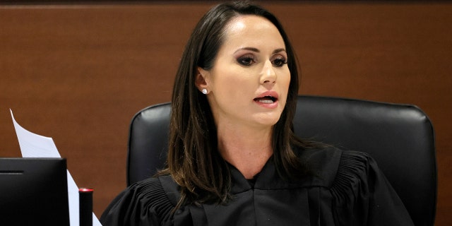 Judge Elizabeth Scherer speaks in court in the penalty phase of the trial of Marjory Stoneman Douglas High School shooter Nikolas Cruz at the Broward County Courthouse in Fort Lauderdale on Monday, June 6, 2022.