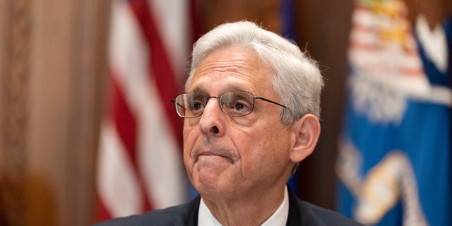 Attorney General Merrick Garland speaks to announce a team to conduct a critical incident review of the shooting in Uvalde, Texas, during a media availability at the Department of Justice , Wednesday, June 8, 2022, in Washington. 