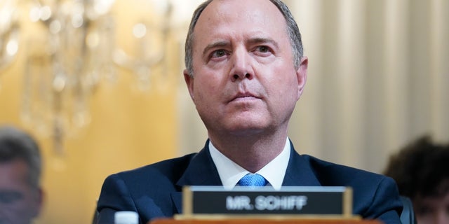 Rep. Adam Schiff, D-Calif., listens as the House select committee investigating the Jan. 6 attack on the U.S. Capitol holds its first public hearing to reveal the findings of a year-long investigation, on Capitol Hill, Thursday, June 9, 2022, in Washington. 