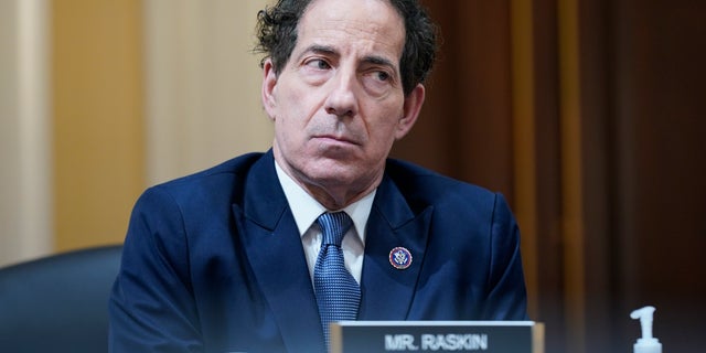 Rep. Jamie Raskin, D-Md., listens as the House select committee investigating the Jan. 6 attack on the U.S. Capitol holds its first public hearing to reveal the findings of a year-long investigation, on Capitol Hill, Thursday, June 9, 2022, in Washington. 