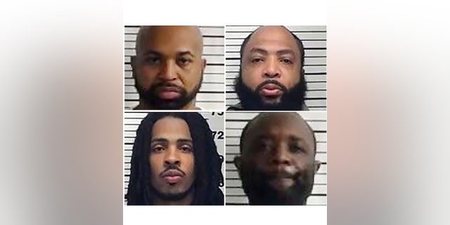 This photo provided by Federal Bureau of Prisons shows from left, Corey Branch, Tavares Lajuane Graham, Lamonte Rashawn Willis and Kareem Allen Shaw. The Federal Bureau of Prisons says inmates Corey Branch, Tavares Lajuane Graham, Lamonte Rashawn Willis and Kareem Allen Shaw were discovered missing from the Federal Correctional Complex Petersburg’s satellite camp in Hopewell, Va., Saturday, June 18, 2022.