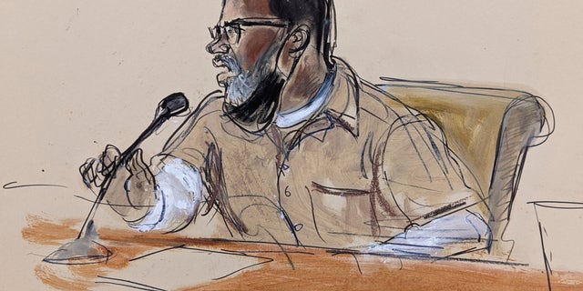 R. Kelly briefly addresses Judge Ann Donnelly during his sentencing in federal court.