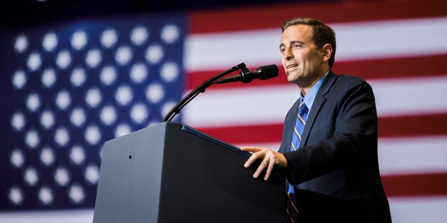 Adam Laxalt, the former attorney general, campaigning to represent Nevada in the U.S. Senate.