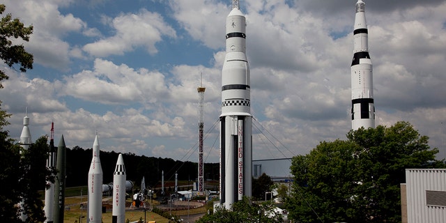アメリカ. Space &アンプ; Rocket Center in Huntsville, アラバマ, 2010.