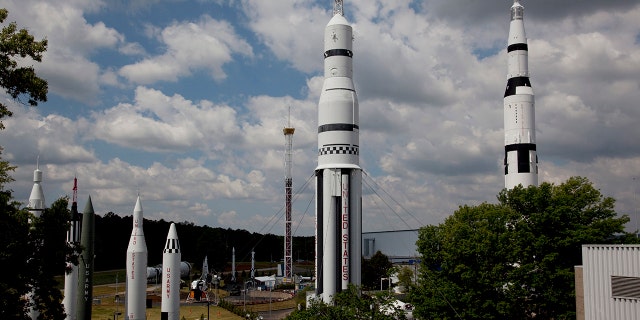 アメリカ. Space &アンプ; Rocket Center in Huntsville, アラバマ, 2010.