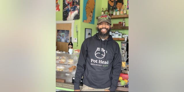 Ajay Brewer, owner of Brewer's Cafe in Richmond, Virginia, was targeted online along with his business after posting his pro-life view on Roe v. Wade. 