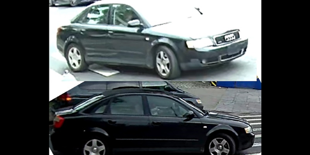 Other surveillance images of the suspect's getaway vehicle following the shooting in New York City on Tuesday, June 7.