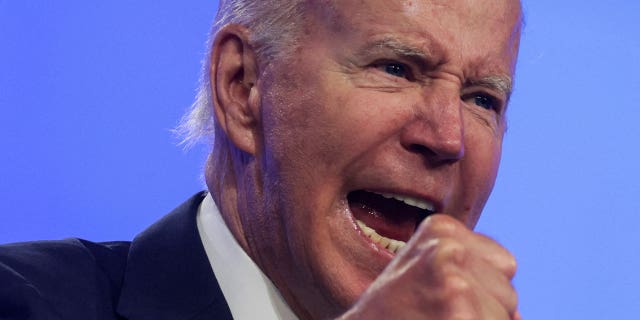 FILE PHOTO: U.S. President Joe Biden delivers remarks at the 29th AFL-CIO Quadrennial Constitutional Convention at the Pennsylvania Convention Center in Philadelphia, U.S., June 14, 2022.