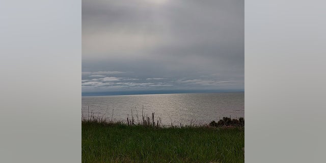 Barnes said he especially loved riding along Lake Michigan (pictured) because the scenery was just so beautiful.