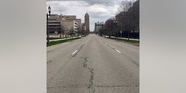 When Barnes visited Lansing, it was a Sunday — so he said the city was a "ghost town."