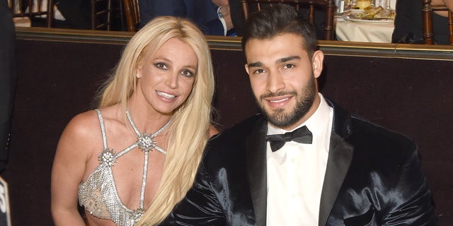 Spears' sons were not present when she married Sam Asghari at her Los Angeles home in June.