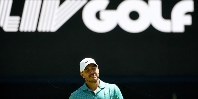 Brooks Koepka walks off the green on the 12th hole during a practice round prior to the LIV Golf Invitational - Portland at Pumpkin Ridge Golf Club on June 27, 2022 in North Plains, Oregon.