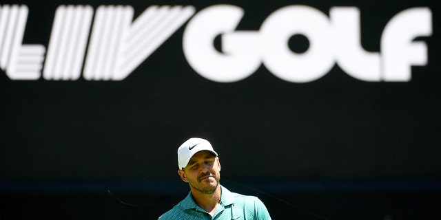 Brooks Koepka walks off the green on the 12th hole during a practice round prior to the LIV Golf Invitational - Portland at Pumpkin Ridge Golf Club on June 27, 2022 in North Plains, Oregon.