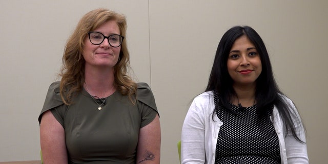 Melissa, who's pro-life, and Nadia, a pro-choice supporter, discuss what they agree on within the abortion debate. (G3 Box News Digital)