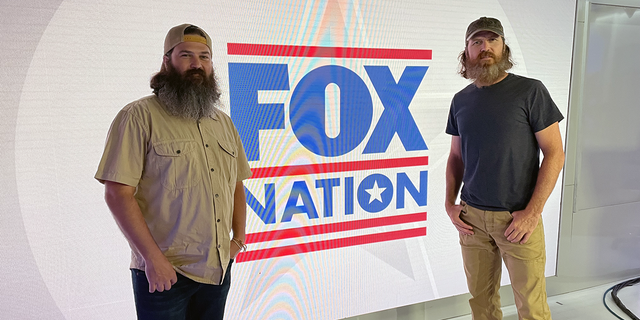 The Robertson brothers promote their new Fox Nation series, ‘Duck Family Treasure.’