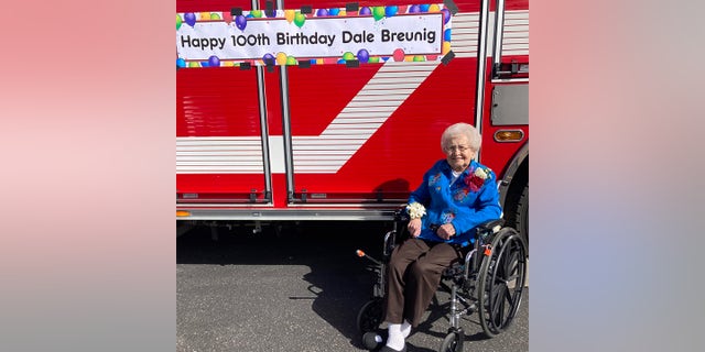 Wisconsin woman rides in a fire truck for 100th birthday: ‘Queen for the day’ 5 Breunig said that people should be helping other people.