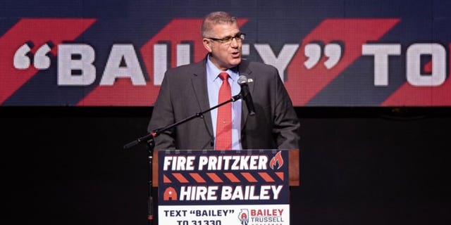 Illinois gubernatorial candidate Darren Bailey's campaign trail