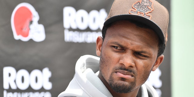 "I’m focused on clearing my name," Browns quarterback Deshaun Watson told the media on June 14, 2022.